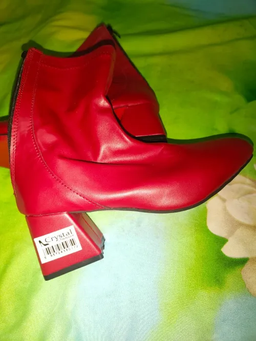 Talon crystal  rouge bordo classe