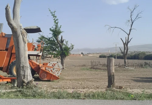 A VENDRE:  MOISSONEUSE  ( saba neuve   ) , TRACTEUR somica sur cale   , REMORQUE A BENNE