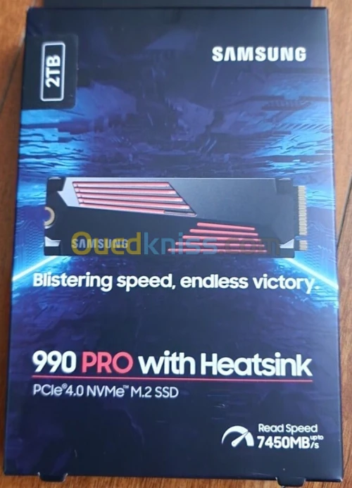Samsung SSD 990 PRO 2TB PCIE 4.0X4 NVME avec Heatsink -- promotion 