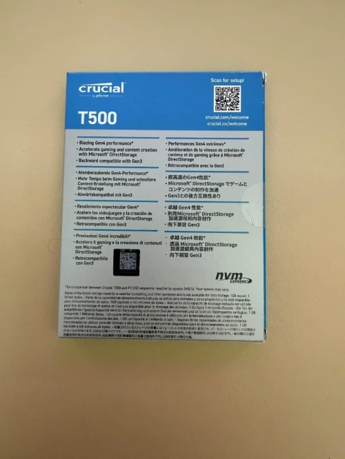 Crucial T500 PRO 1TB PCIe Gen 4 NVMe SSD -- PROMOTION