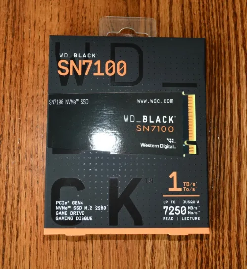 WD Black SN7100 PCIe Gen 4 NVMe SSD 1TB -- PROMOTION