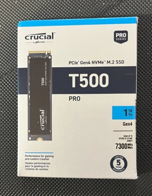 Crucial T500 PRO 1TB PCIe Gen 4 NVMe SSD -- PROMOTION