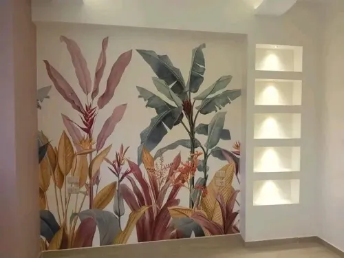 Impression sur bâche à coller sur le mur pour décoration 