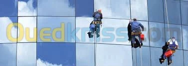 cordiste laveur de vitres 