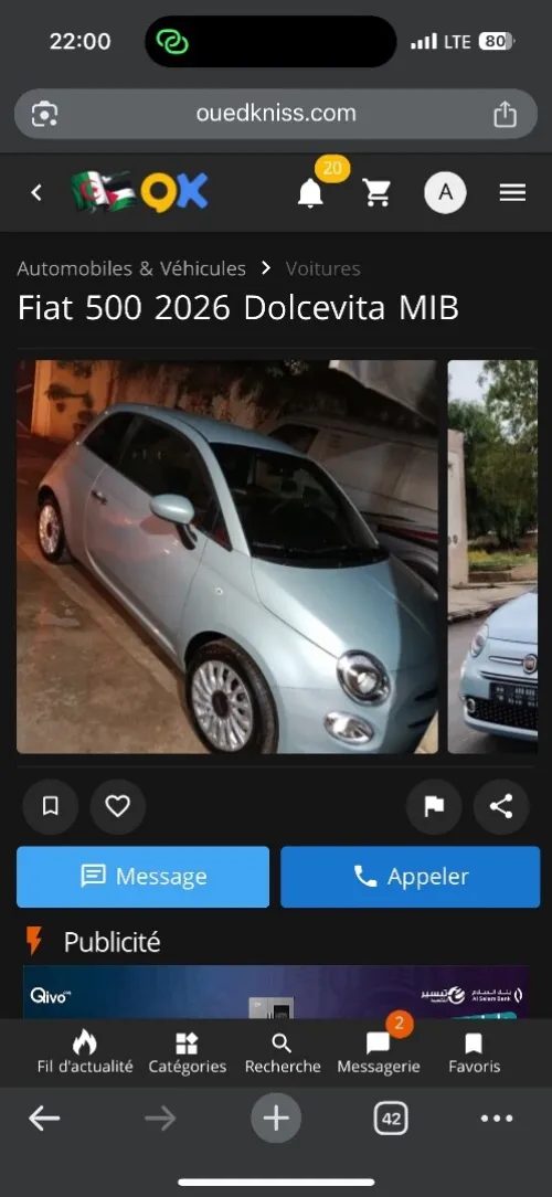 Fiat 500 2026 Dolcevita MIB