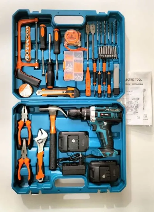 Perceuse , visseuse a percussion, scie sabre chêne, Niveau laser, perceuse (www  ssteel-tools  com)