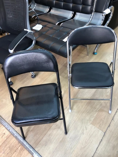 Chaise Pliante Chromée ou Laquée