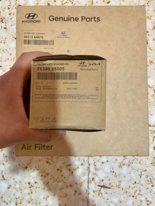 Elantra 2025 2026 Filtre a huile + filtre a aire
