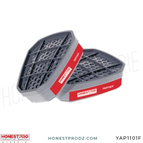 Filtre Masque Anti Poussière (02 Cartouches) Honestpro YAP1101F