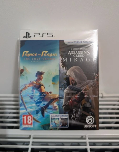 Pack Prince of Persia The Lost Crown + Assassin's Creed Mirage PS5 NEUFS
