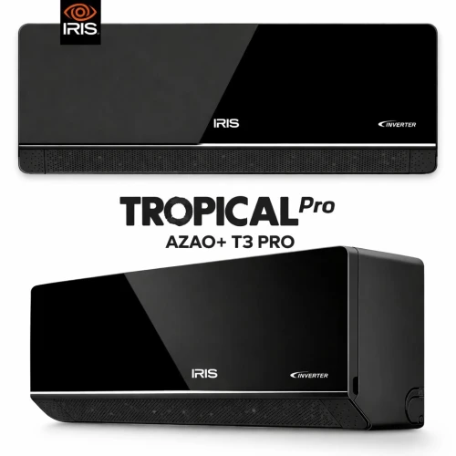 CLIMATISEUR IRIS 24000 BTU INVERTER PRO SUPERTROPICAL T3 AZAO+ PRO NOIR
