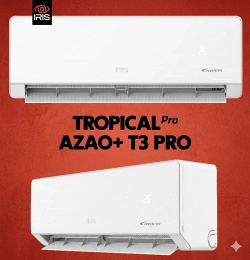 CLIMATISEUR IRIS 18000 BTU INVERTER PRO SUPERTROPICAL T3 AZAO+ PRO BLANC