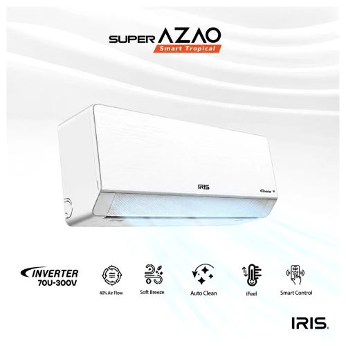 CLIMATISEUR IRIS 12000 BTU SUPER AZAO SMART WIFI INVERTER TROPICAL PRO 2026
