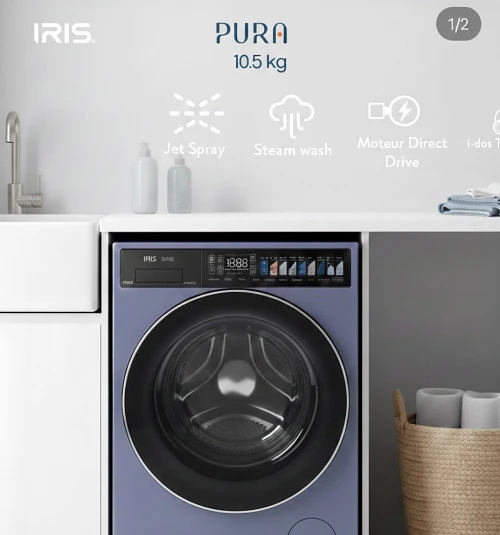 MACHINE À LAVER IRIS 10.5 KG PURA