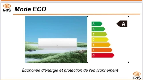 CLIMATISEUR IRIS 12000 BTU INVERTER PRO SUPERTROPICAL T3 AZAO+ PRO GRIS