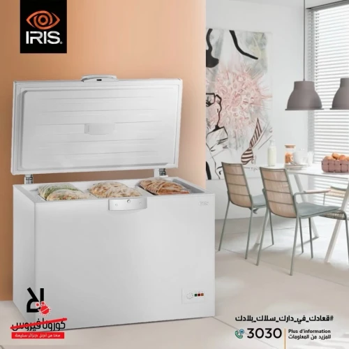 CONGÉLATEUR IRIS CF 255 L Blanc