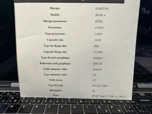 SAMSUNG BOOK4