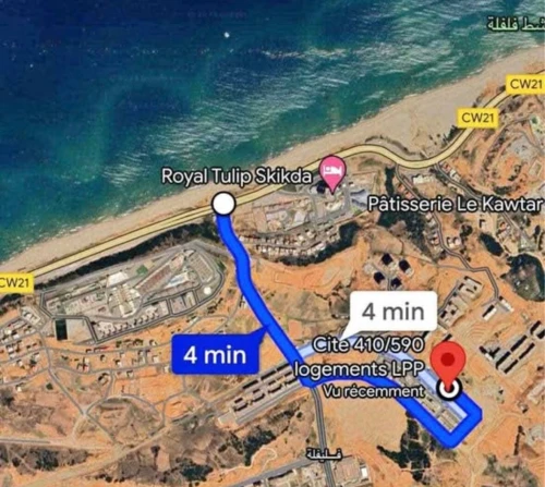 Location Appartement F3 Skikda Filfla