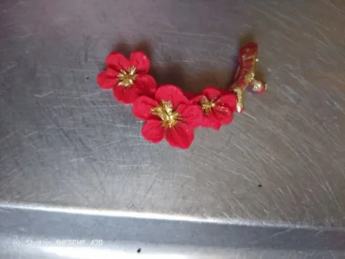 flower gumpaste ورودتزيين الحلويات
