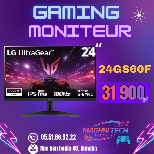 LG 24GS60F-B   Écran Gaming 24