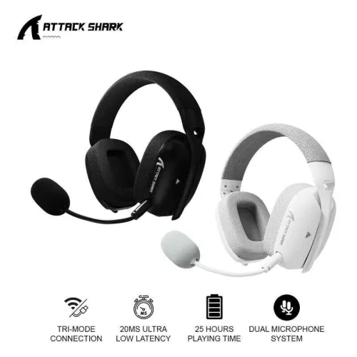 ATTACK SHARK L80 PRO TRI-MODE WIRELESS GAMING HEADSET