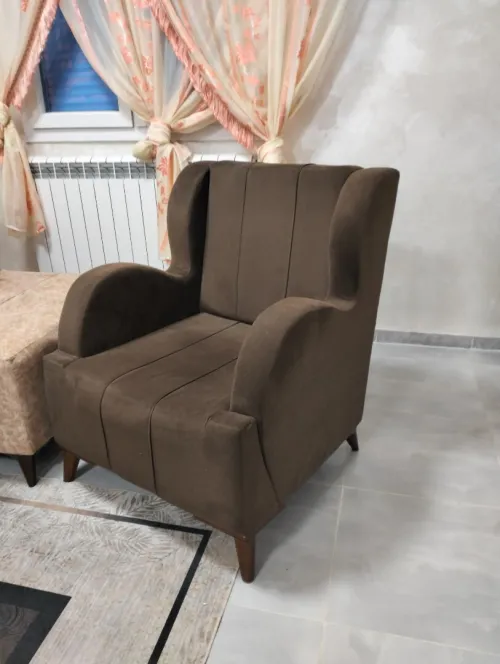 Salon beige/maron occasion bon état