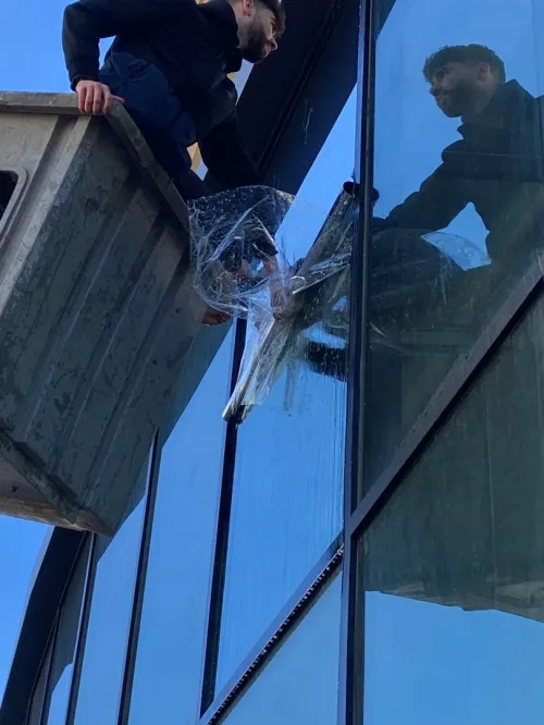 FILM SOLAIRE STOP SOL MIROIR "INSTALLATION EXTERIEUR"