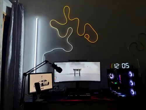 Led neon décoration gaming 120 cm