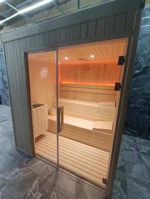 Réalisation sauna finlandais hammam 