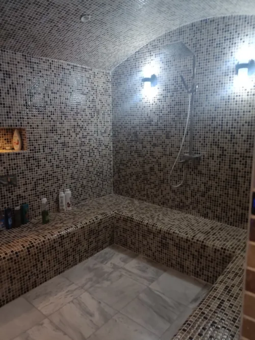 Réalisation sauna finlandais hammam 