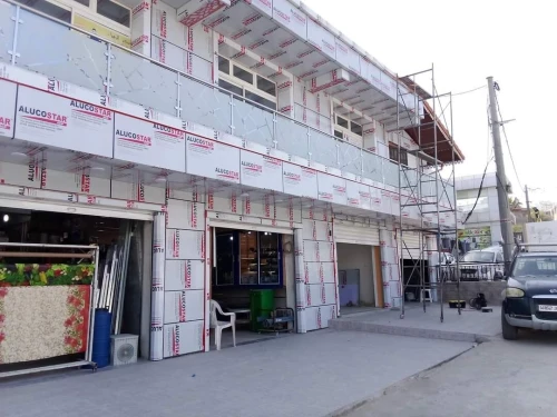 Revétement façade en alucoband