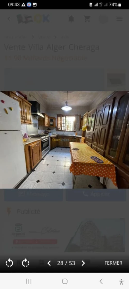Vente Villa Alger Cheraga