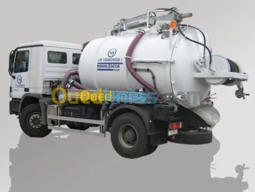 تنضيف جميع قنوات الصرف الصحي Vidange débouchage canalisation 