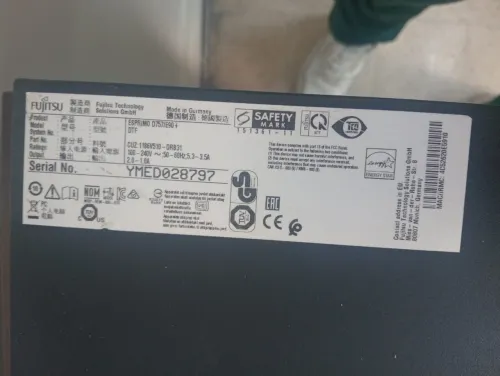 Pc de bereau et imprimante et fax