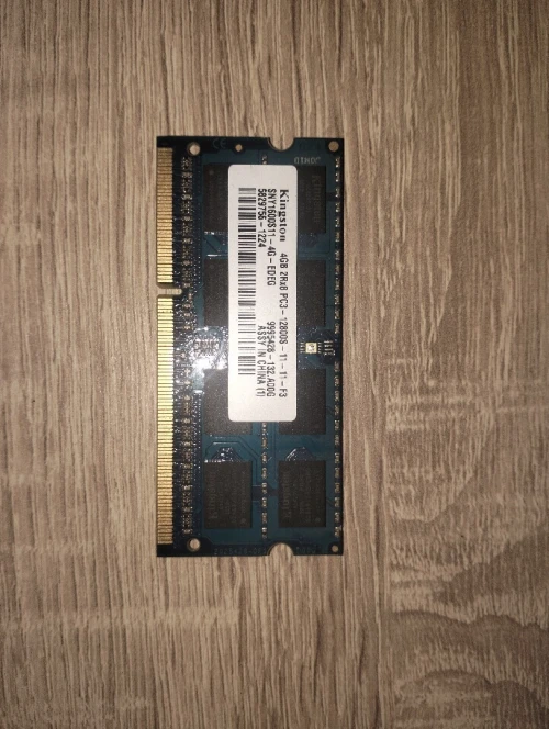 Barrette RAM Kingston 4Go DDR3 SO-DIMM PC3-12800S 1600MHz CL11 pour PC portable