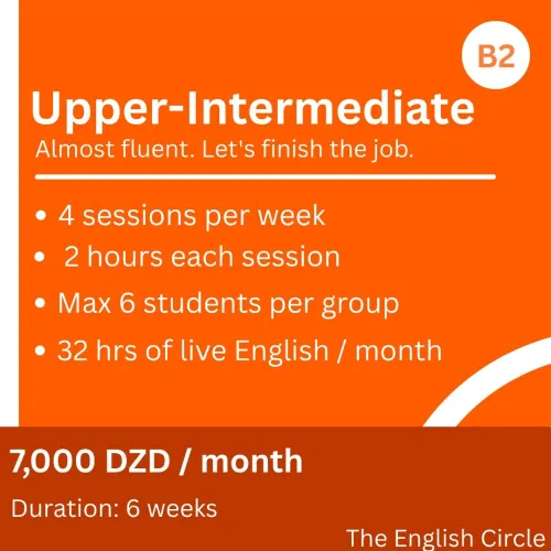Cours d'anglais en ligne The English Circle