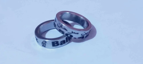 Bague stainless inoxydable personnalisé pour perroquet