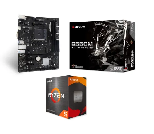 Biostar B550M + Ryzen 5 5500 Box