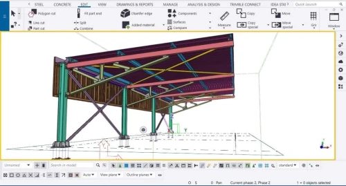 Charpente métallique (conception,modélisation et études) 