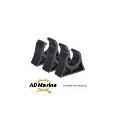Clip noir pour tubes 28/30 mm