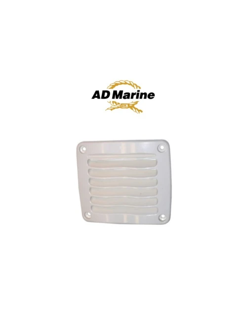 Grille de ventilation Eval 124x112 pour bateau 