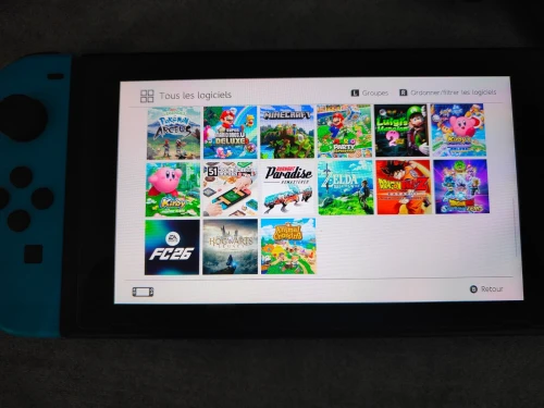 Nintendo switch v1 2018 flashée puce 512 go