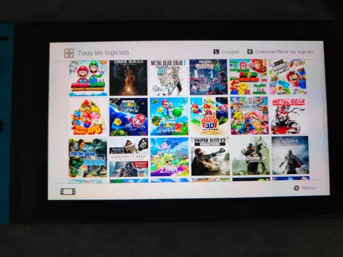 Nintendo switch v1 2018 flashée puce 512 go