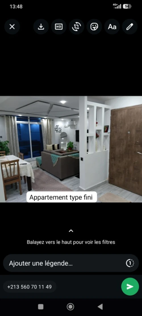Vente Appartement F3 Alger Oued koriche