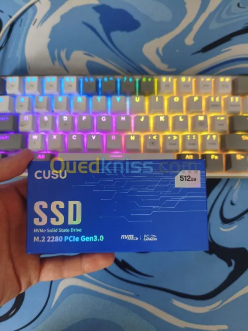 Cusu SSD NVME 512gb gen3 Neuf jamais utilisé 