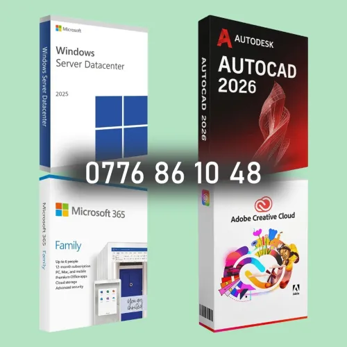Windows Server / Adobe Creative Cloud / Microsoft 365 / AutoCAD 2026 / Office 2021 2024 / Kaspersky