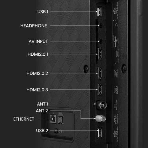 HISENSE 4K 75" UHD, SMART TV, DOLBY VISION, ÉCRAN SANS BORD
