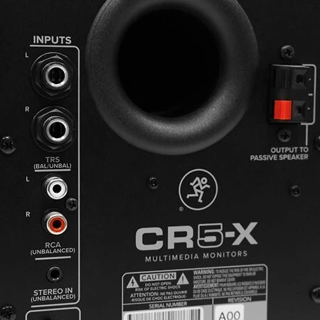  Moniteurs multimédias actifs 5" Mackie - CR5-X  50 Watt - SPL Max : 105 dB