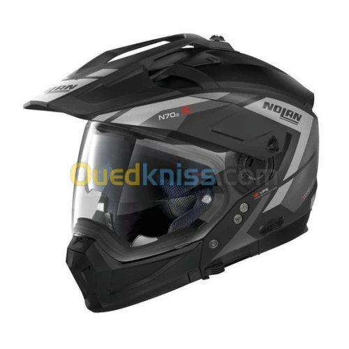 CASQUE NOLAN N70-2 X GRANDES ALPES N-COM N-COM 021 NOIR MAT-GRIS. "Original"