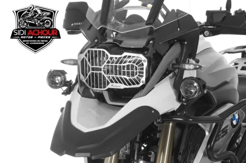 Protection de phare inox à attache rapide pour phare LED pour BMW R1250GS